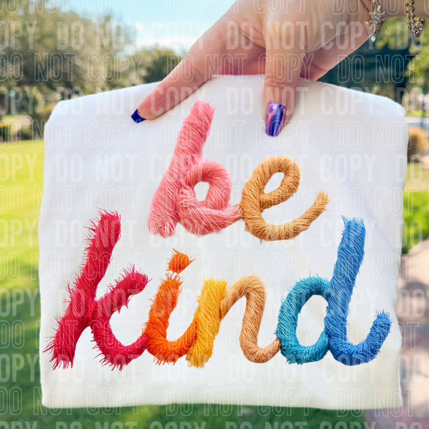 BE KIND FAUX YARN-Ready to Press Transfer