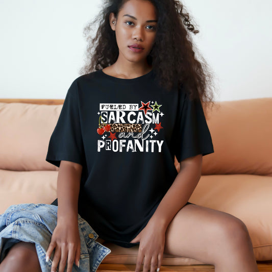 Sarcasm and Profanity White-Ready to Press Transfer