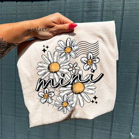 Mini Daisys-Ready to Press Transfer