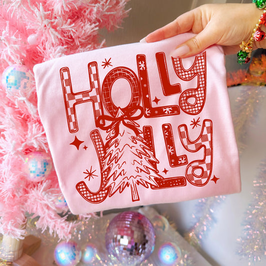 Holly Jolly Red-Ready to Press Transfer