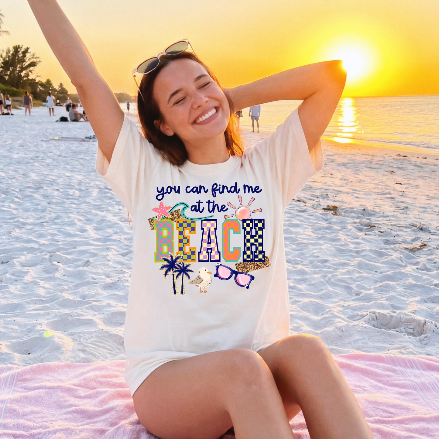 Find Me at the Beach-Ready to Press Transfer
