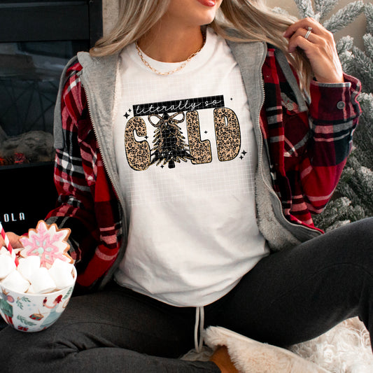 Literally So Cold Leopard-Ready to Press Transfer