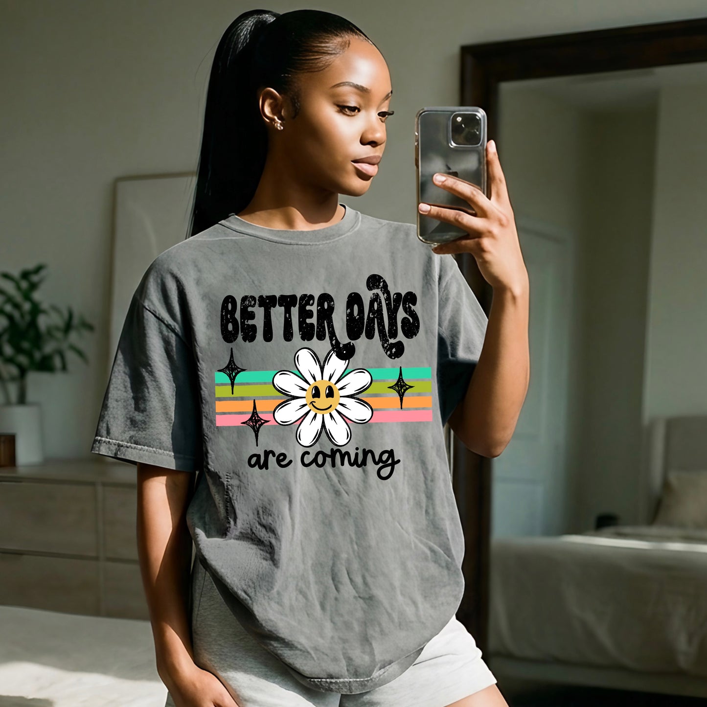 Better Days are Coming black-Ready to Press Transfer