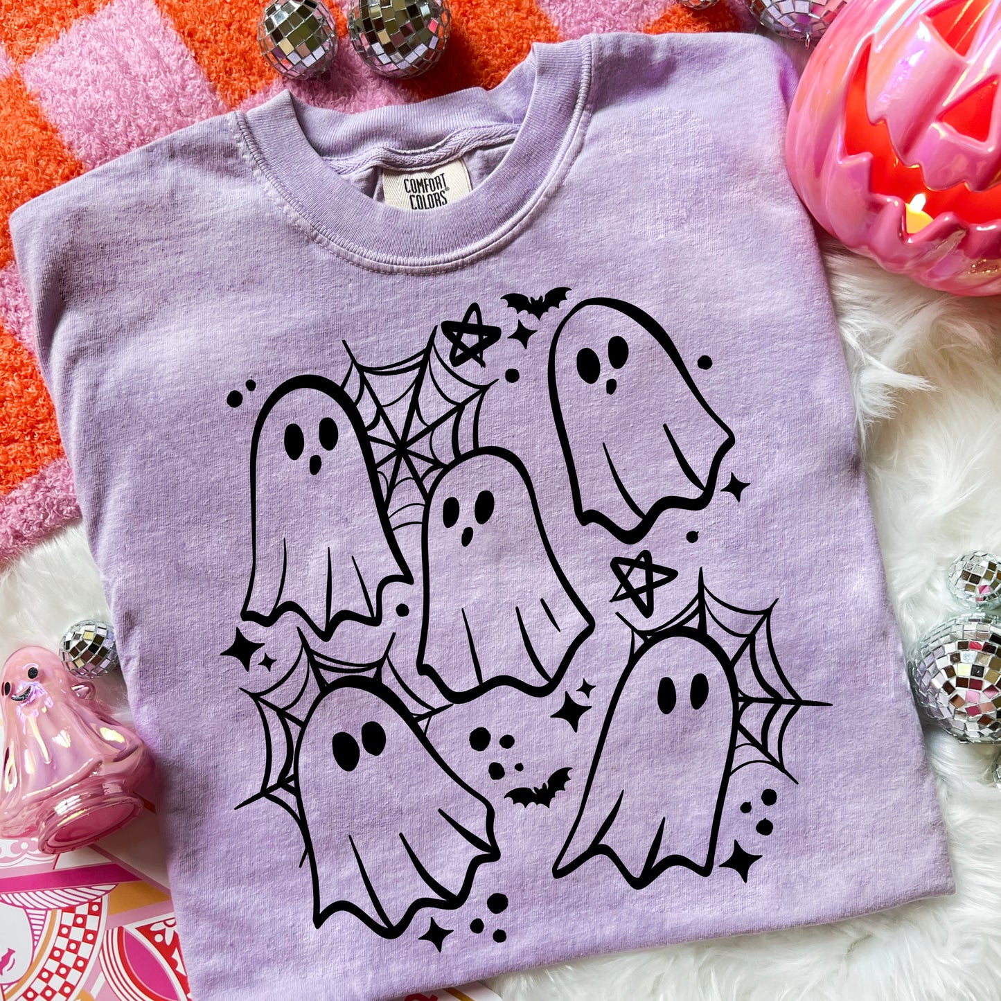 Ghosts Single Color Black-Ready to Press Transfer