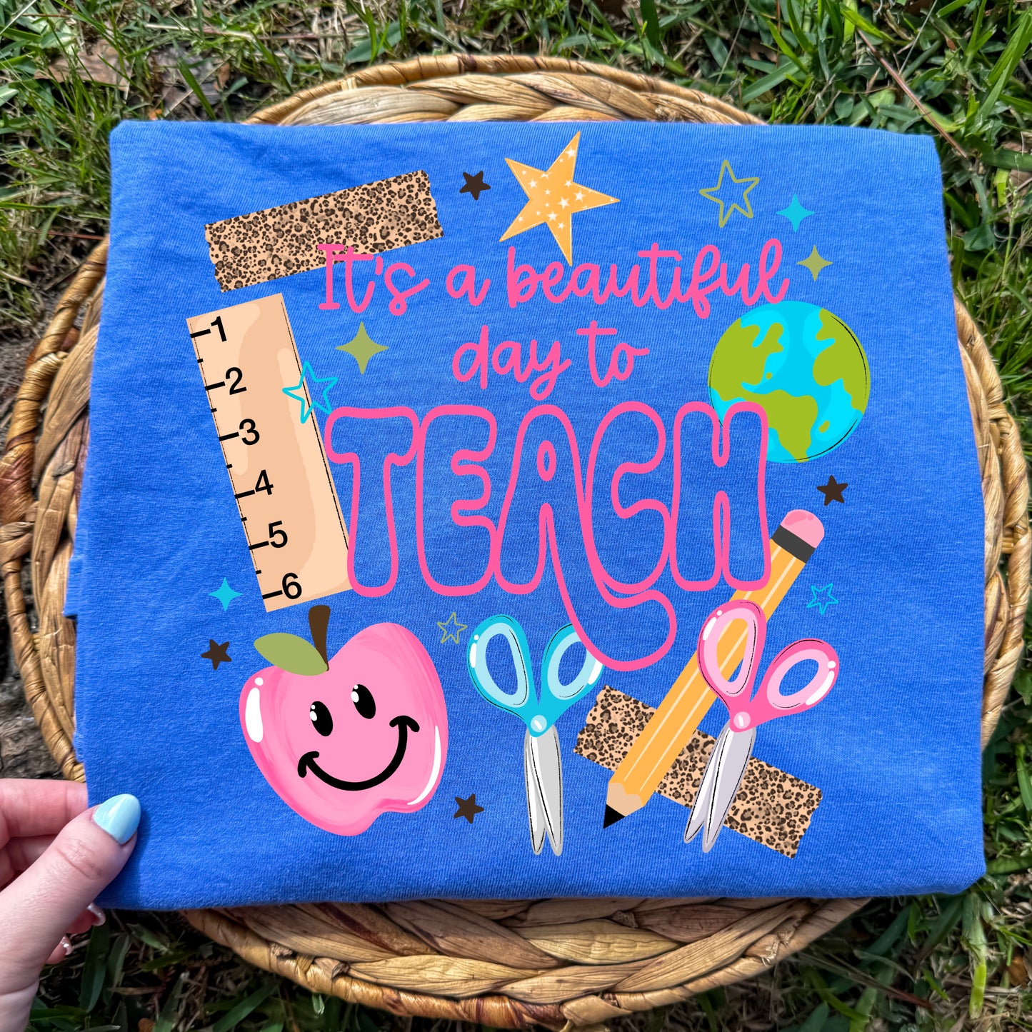 Beautiful Day to Teach-Ready to Press Transfer