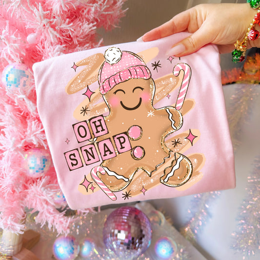 Oh Snap Gingerbread-Ready to Press Transfer