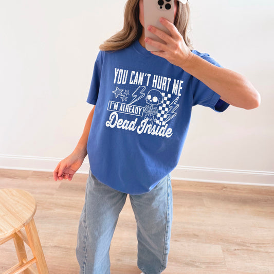 Dead Inside single color white-Ready to Press Transfer