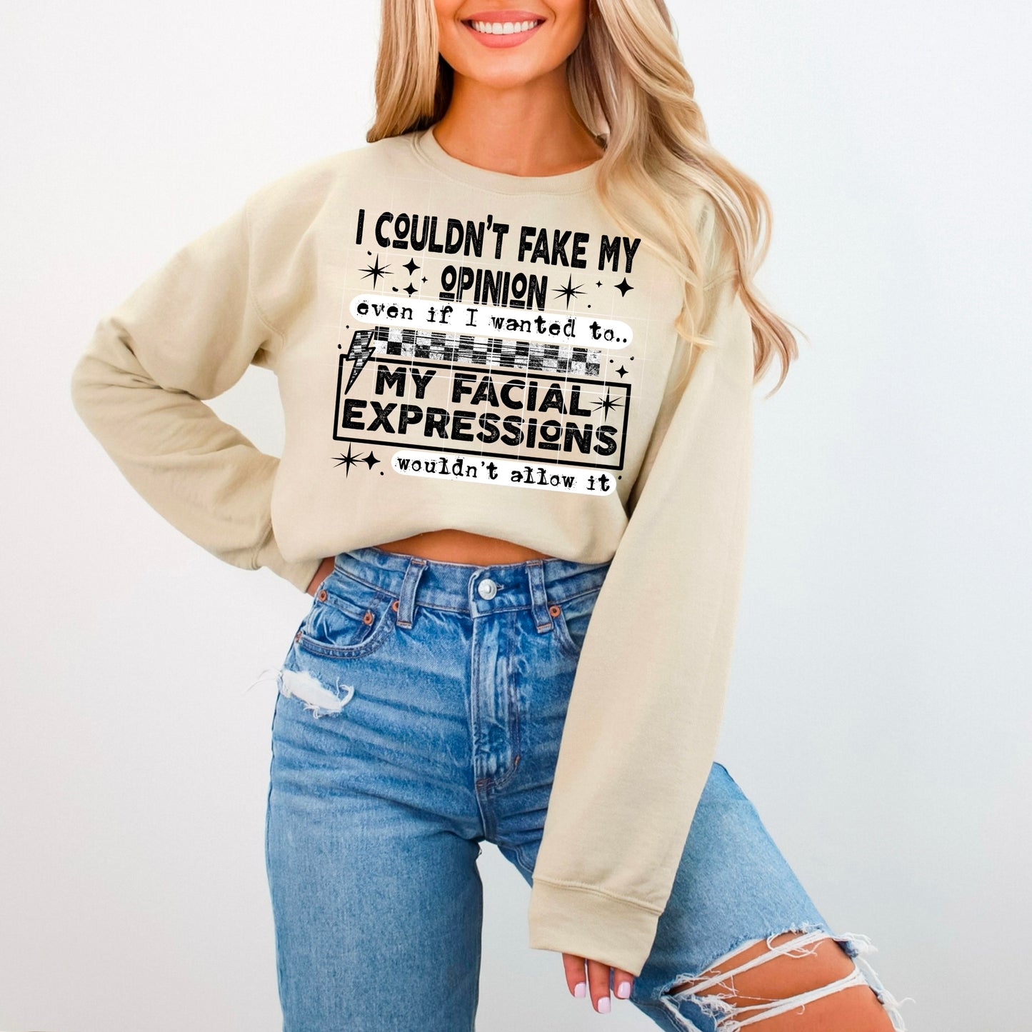 Facial Expressions Black and White-Ready to Press Transfer