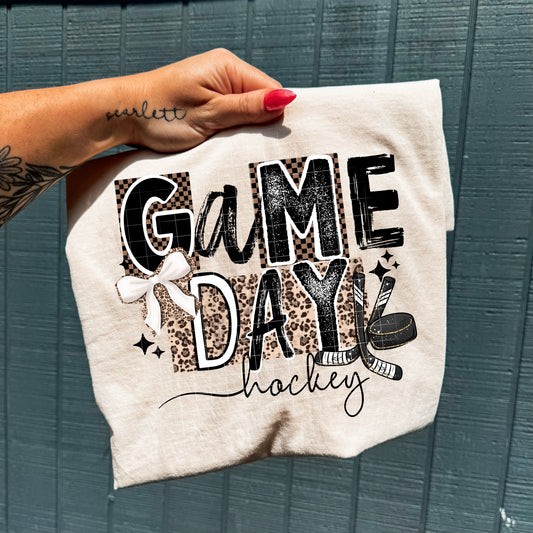 Game Day Leopard Hockey-Ready to Press Transfer