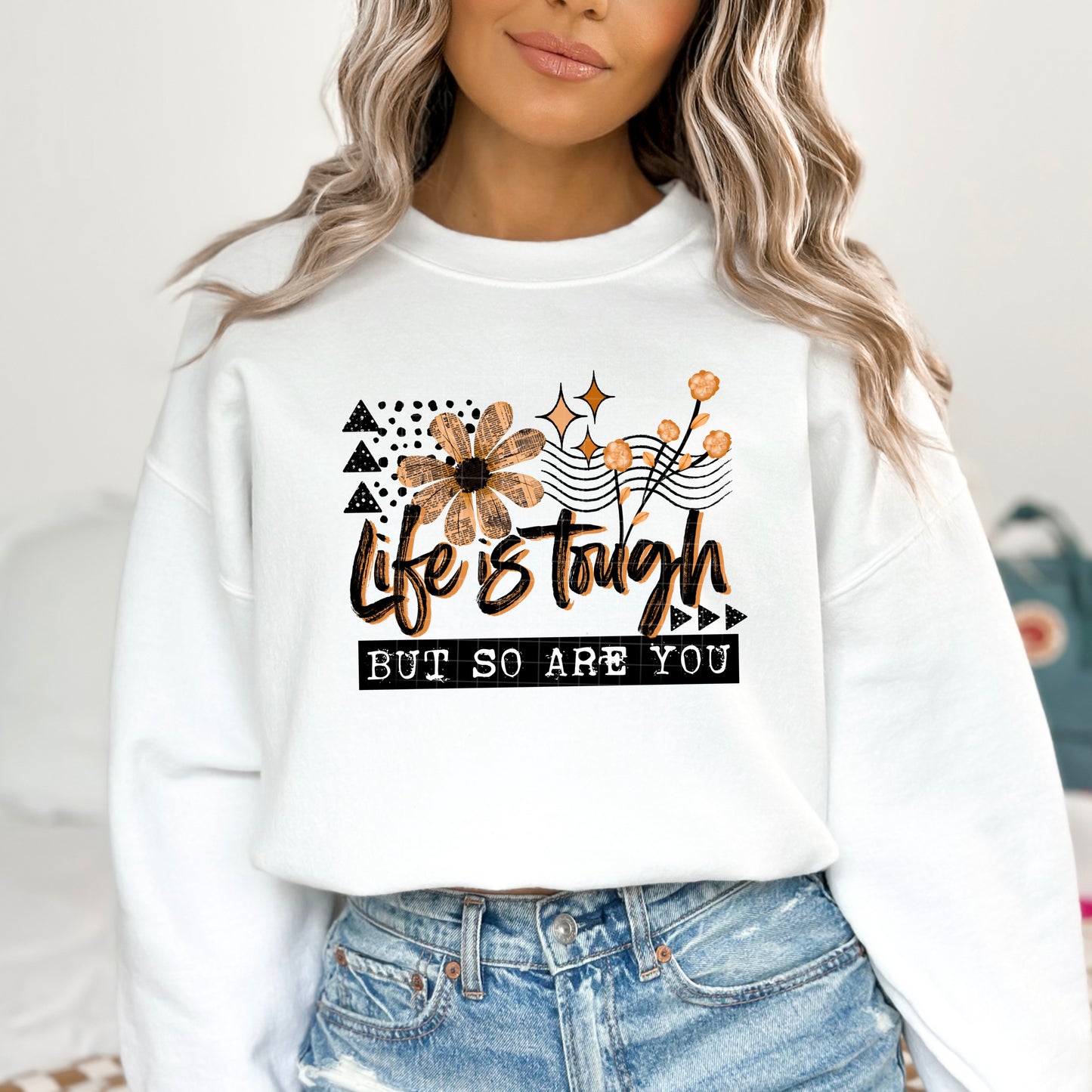 Life Is Tough Black-Ready to Press Transfer