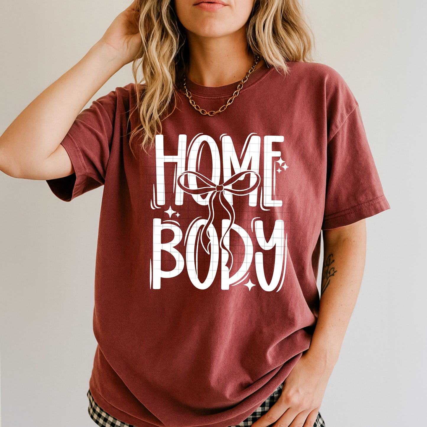 Homebody white-Ready to Press Transfer