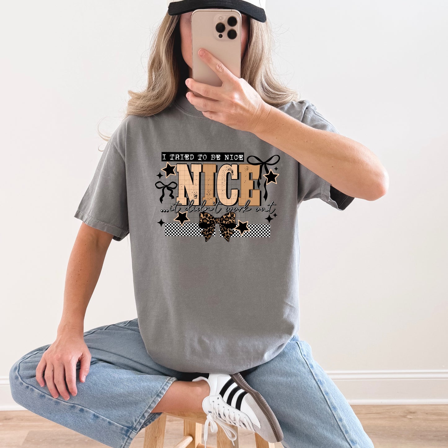 Tried to be Nice black-Ready to Press Transfer