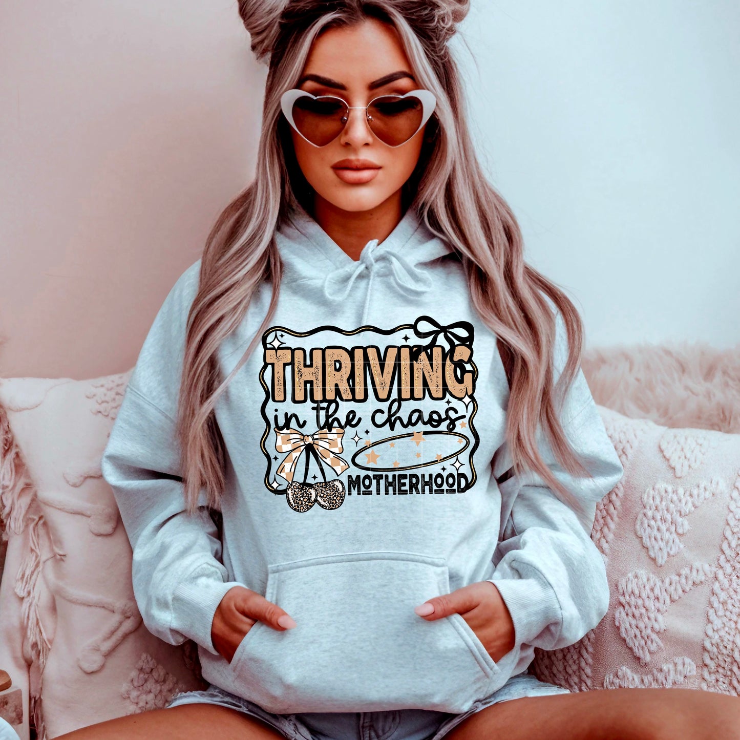 Thriving in the Chaos Motherhood-Ready to Press Transfer