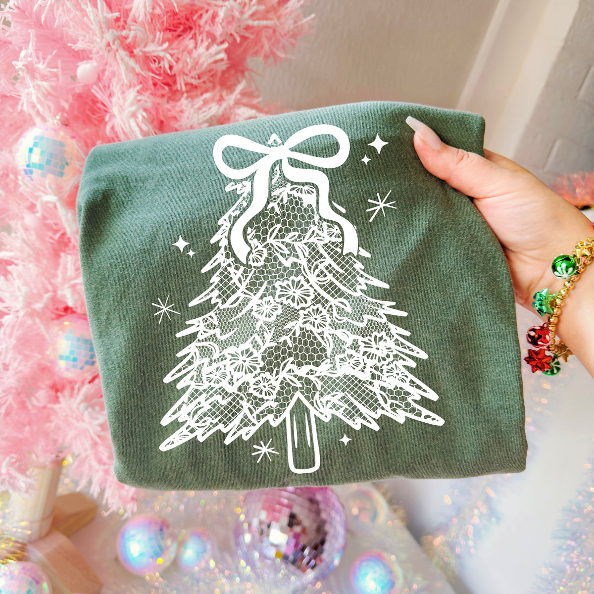 Lace Tree-Ready to Press Transfer