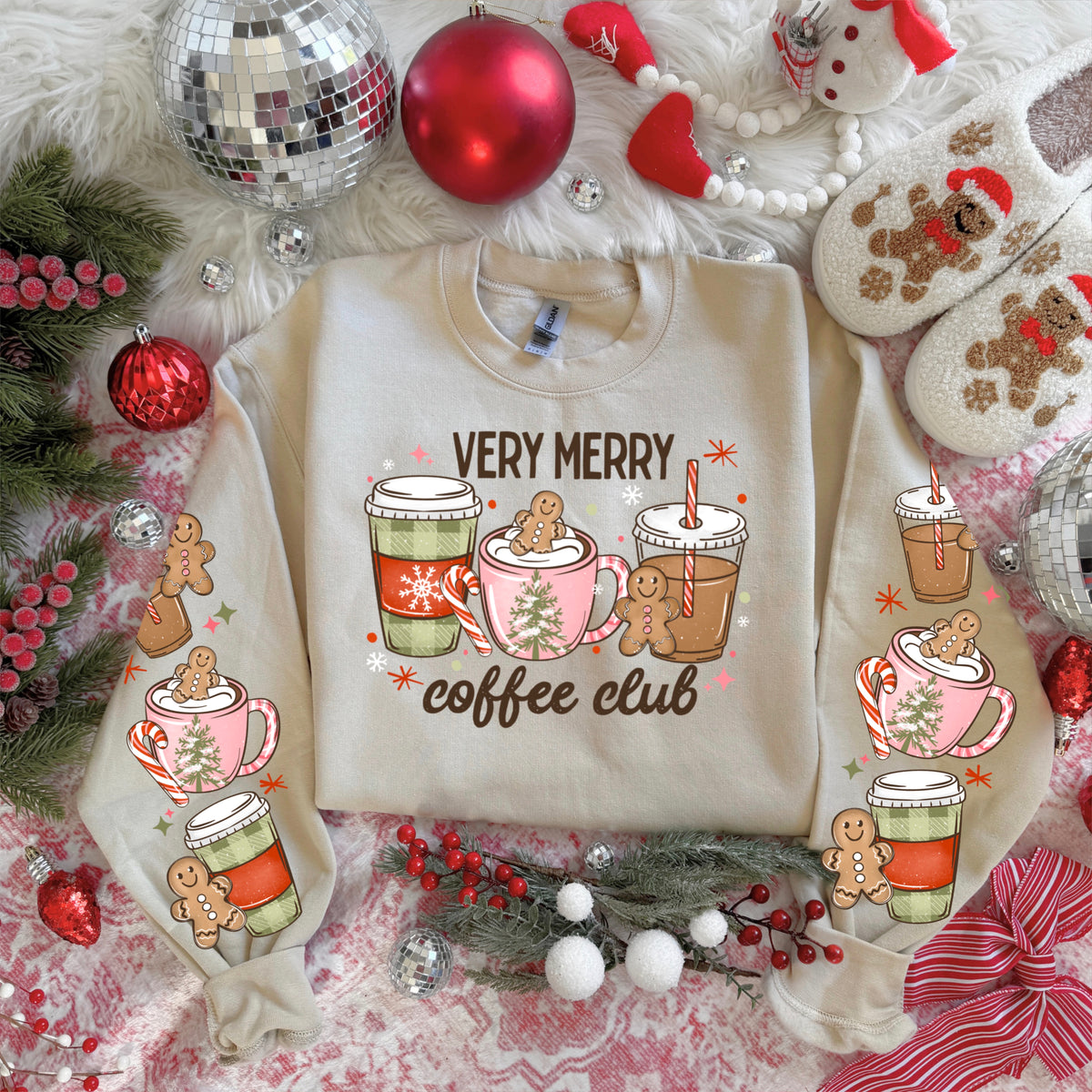 Very Merry Coffee Club-Ready to Press Transfer
