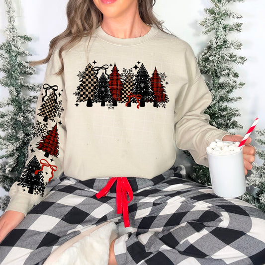 Plaid Trees No Words-Ready to Press Transfer