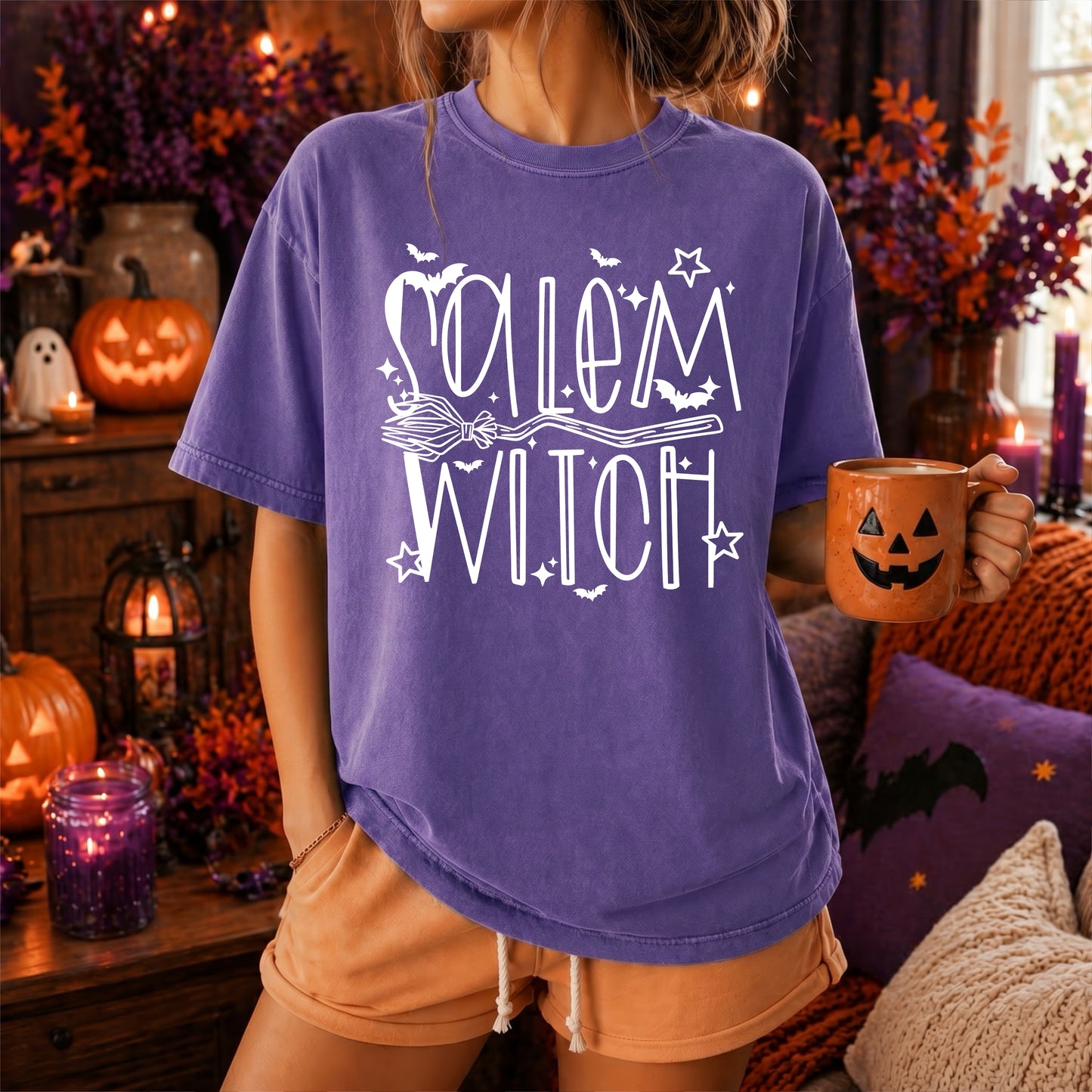 Salem Witch White-Ready to Press Transfer
