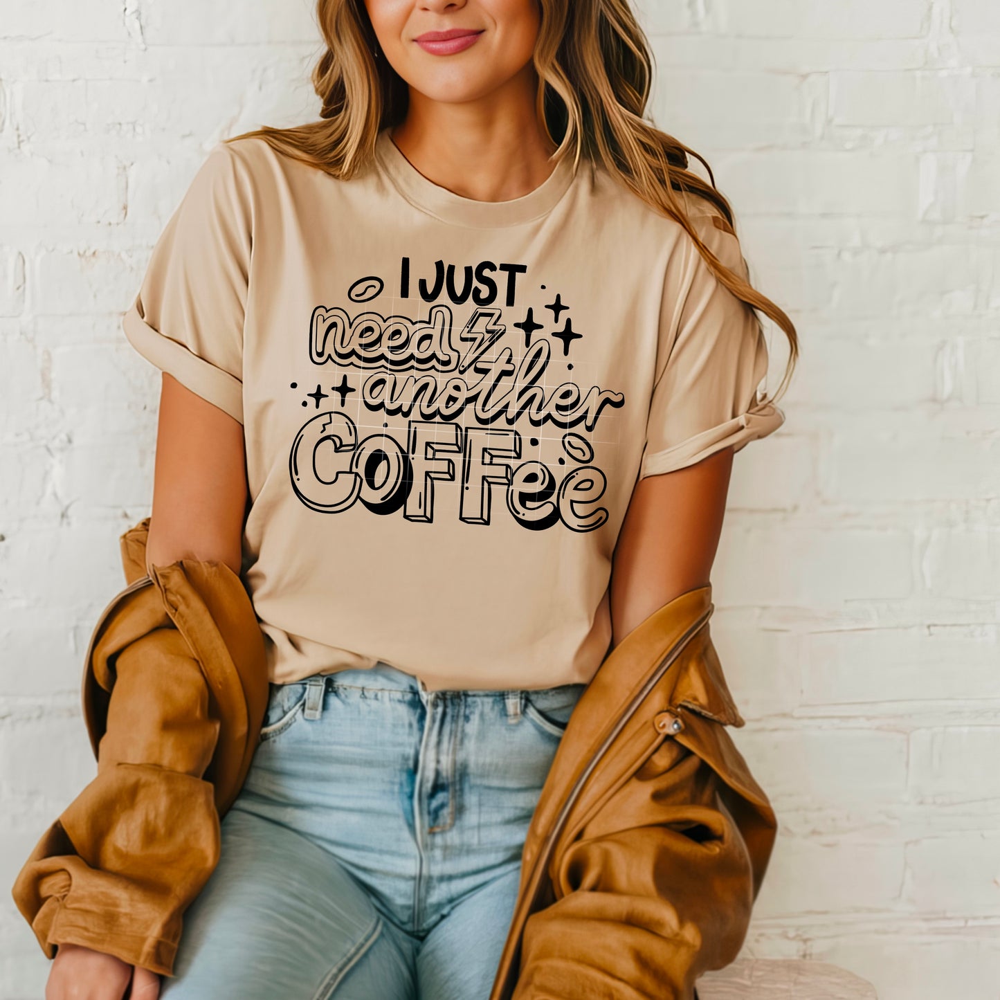 I Just Need Another Coffee Single Color-Ready to Press Transfer
