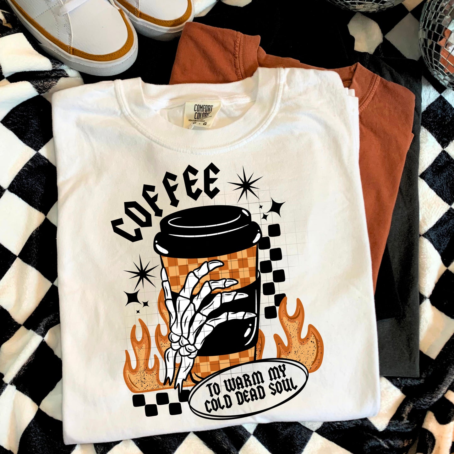 Coffee to Warm My Cold Soul-Ready to Press Transfer