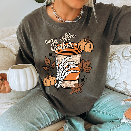 Cozy Coffee Weather Coffee-Ready to Press Transfer