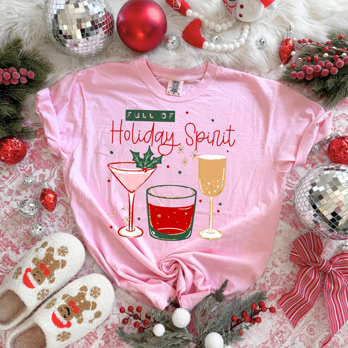 Full of Holiday Spirit-Ready to Press Transfer
