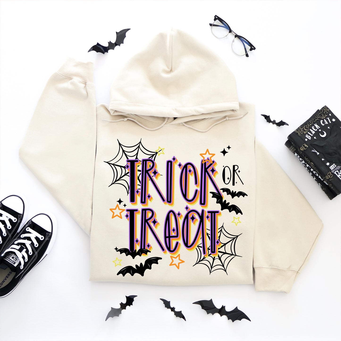 Trick or Treat Black-Ready to Press Transfer