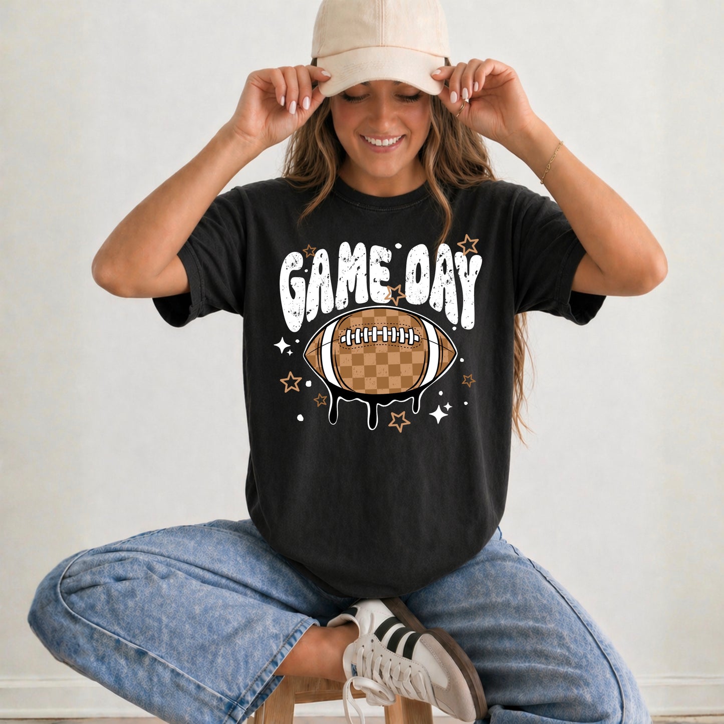 Game Day Drip White-Ready to Press Transfer