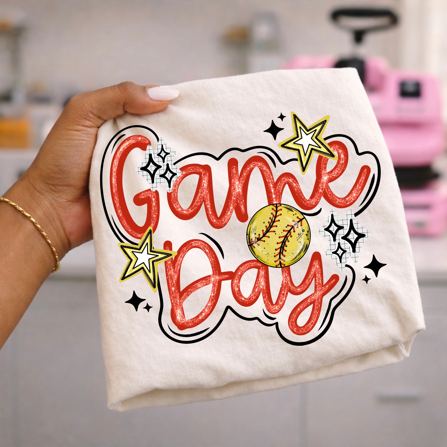 Game Day Softball-Ready to Press Transfer