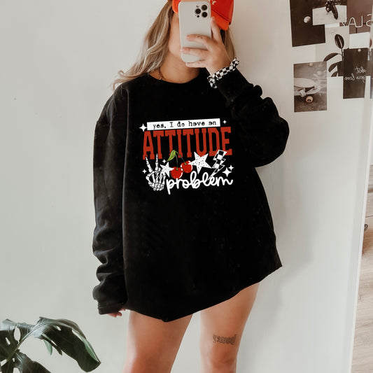 Attitude Problem White-Ready to Press Transfer