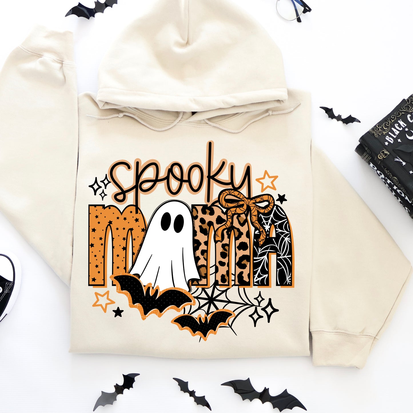 Spooky Mama Black-Ready to Press Transfer