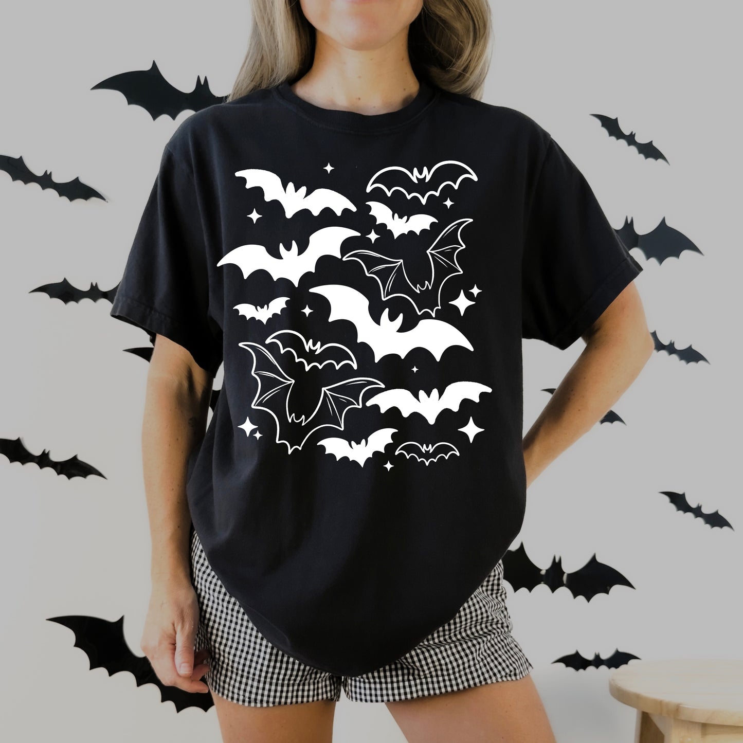 Bats Collage White-Ready to Press Transfer