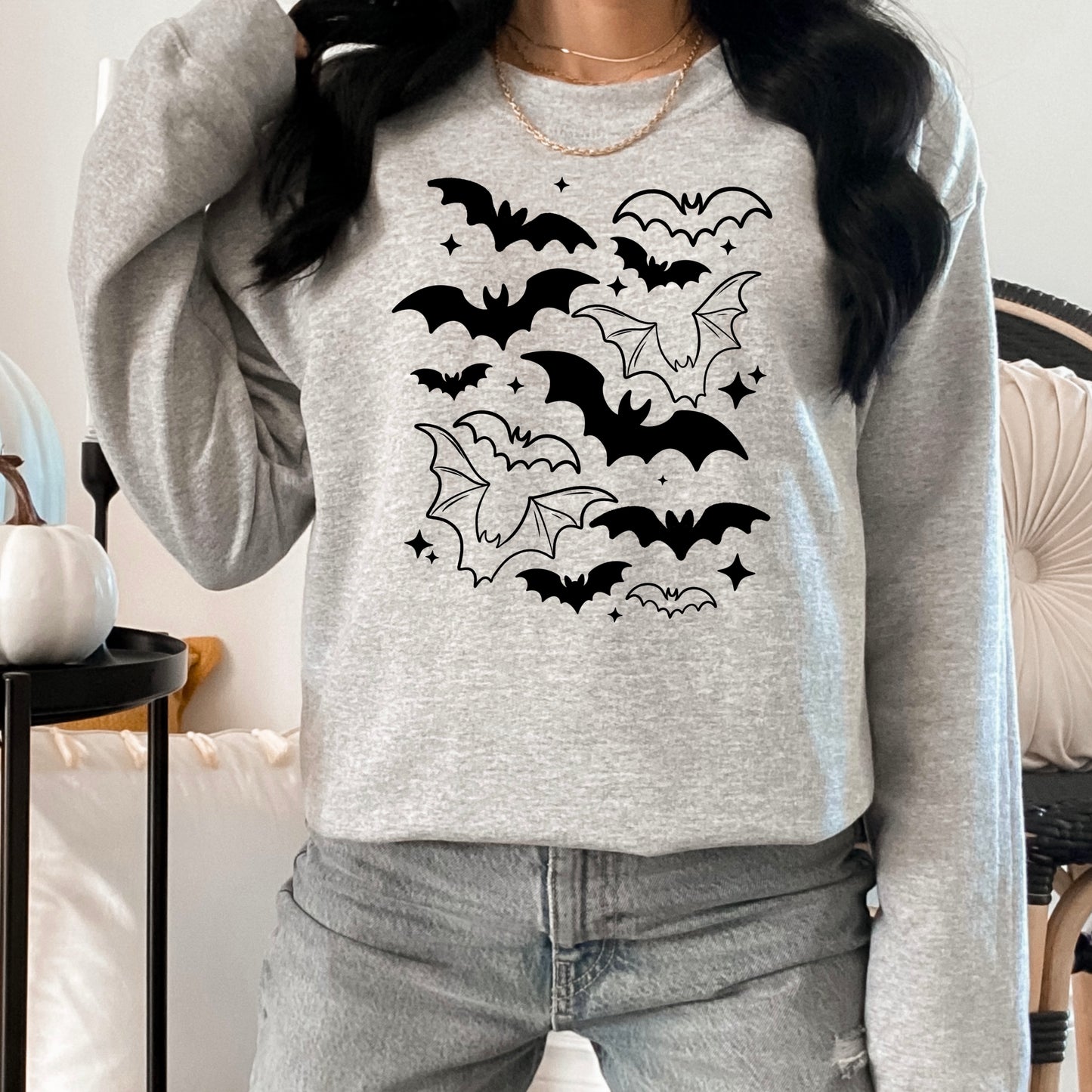 Bats Collage Black-Ready to Press Transfer