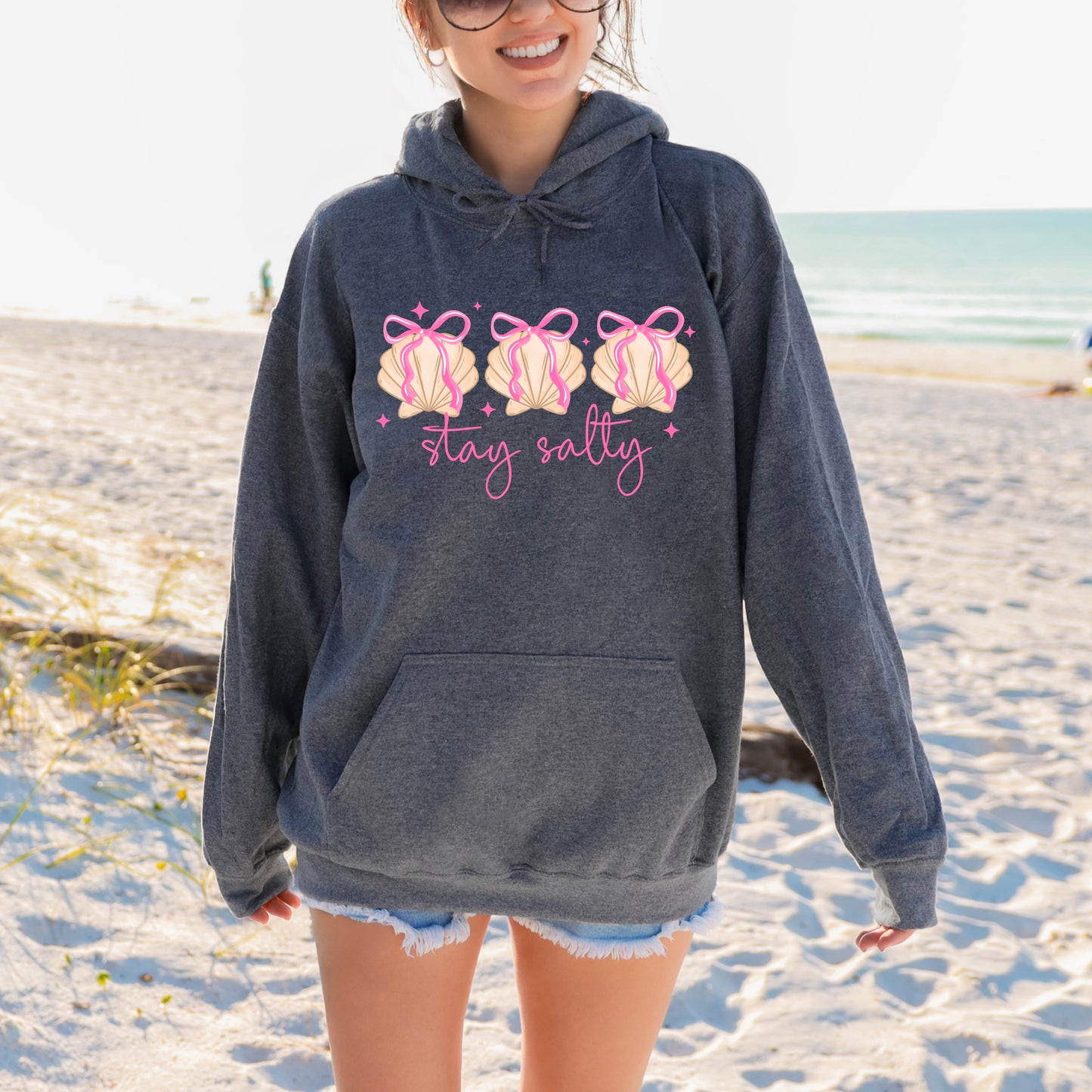 Stay Salty Bows and Shells-Ready to Press Transfer