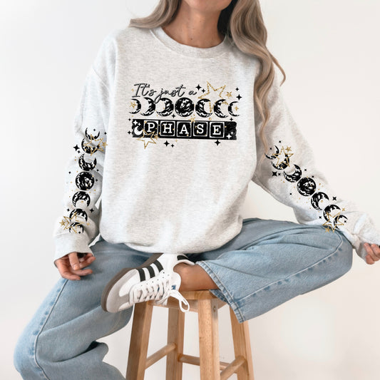 It's Just a Phase Black-Ready to Press Transfer