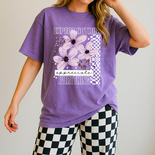 Appreciate Everything White-Ready to Press Transfer