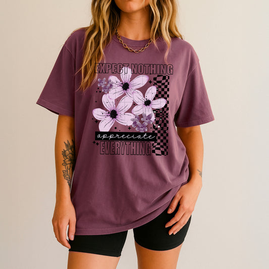 Appreciate Everything Black-Ready to Press Transfer