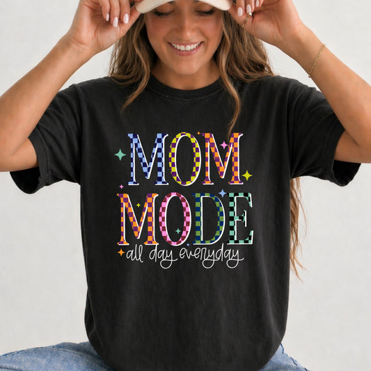 Mom Mode White-Ready to Press Transfer