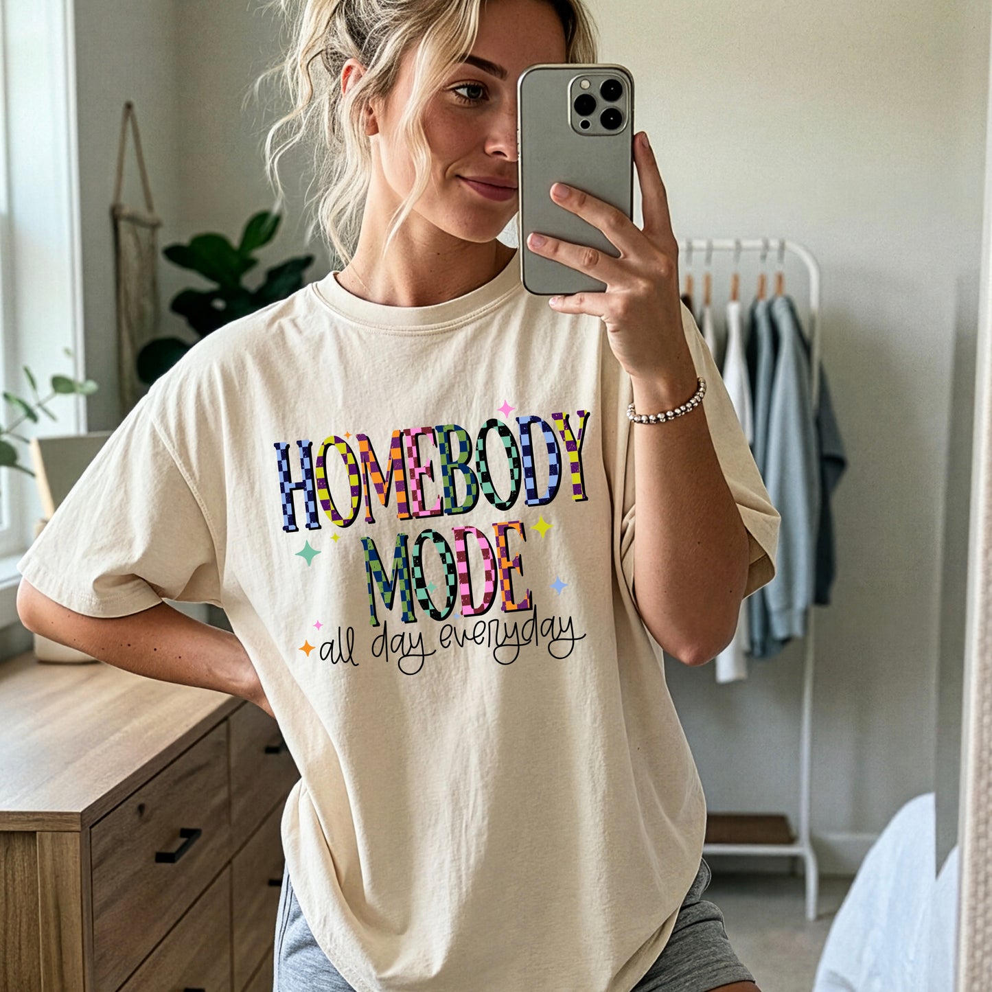 Homebody Mode Black-Ready to Press Transfer