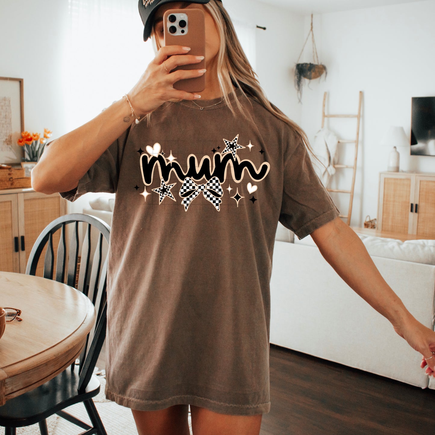 Mum Bows and Stars-Ready to Press Transfer
