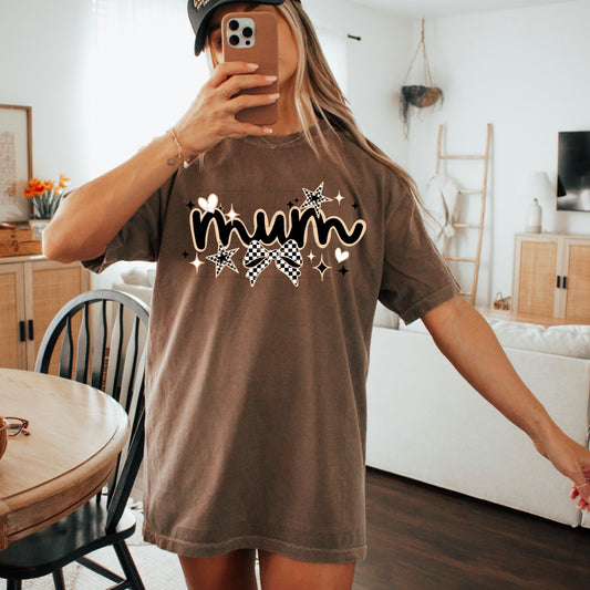 Mum Bows and Stars-Ready to Press Transfer