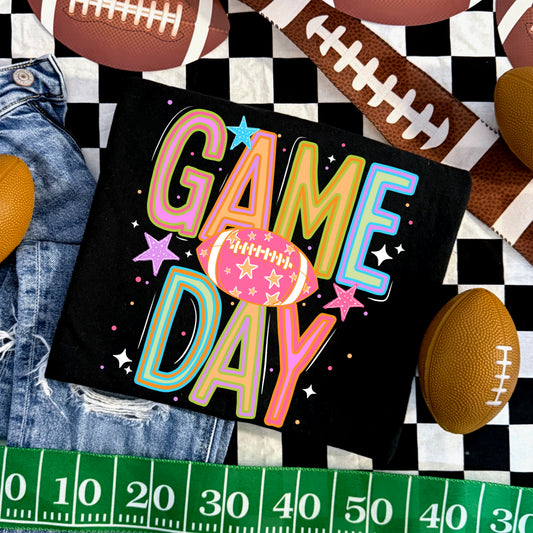 Colorful Game Day-Ready to Press Transfer