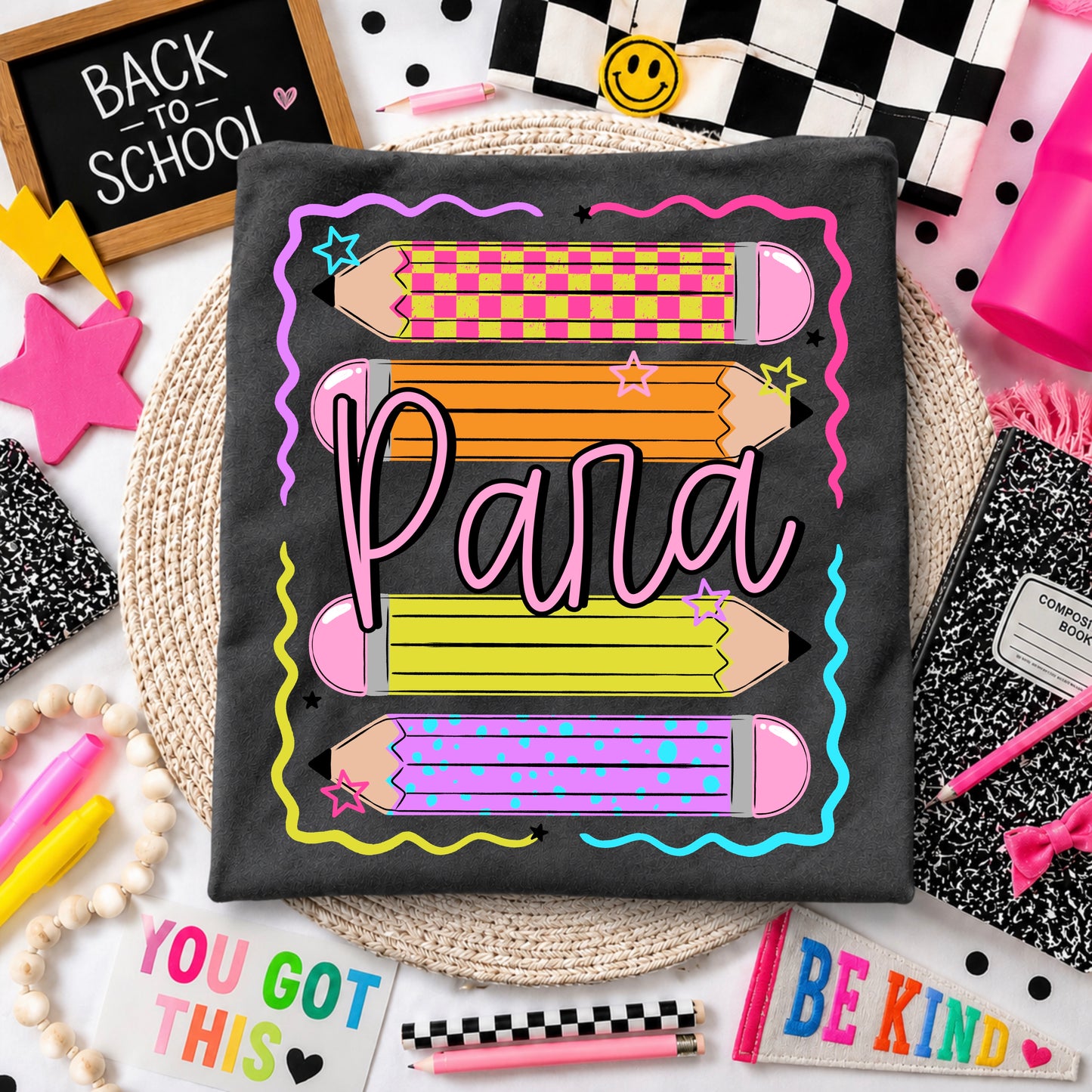 Para Colorful Pencils-Ready to Press Transfer