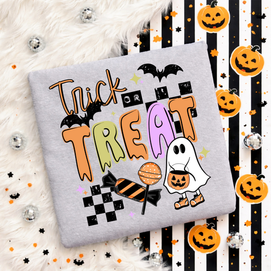 Trick or Treat Black-Ready to Press Transfer