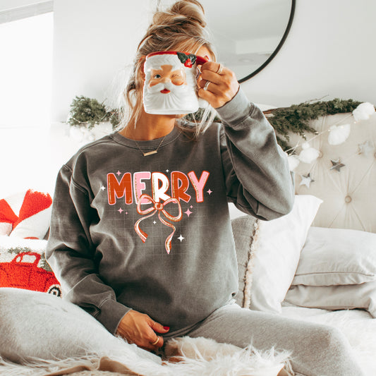 Merry Bow-Ready to Press Transfer