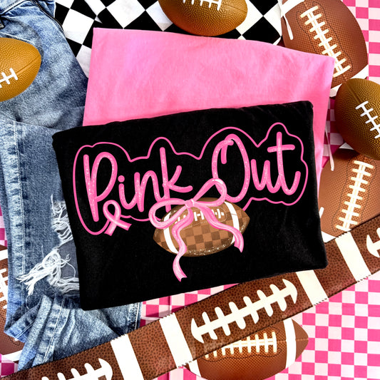 Pink Out Cursive-Ready to Press Transfer