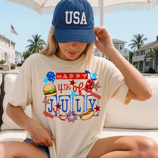 Happy 4Th of July-Ready to Press Transfer