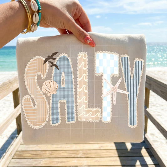 Salty Lace-Ready to Press Transfer