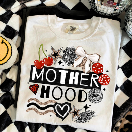 Motherhood (Black Accents)-Ready to Press Transfer
