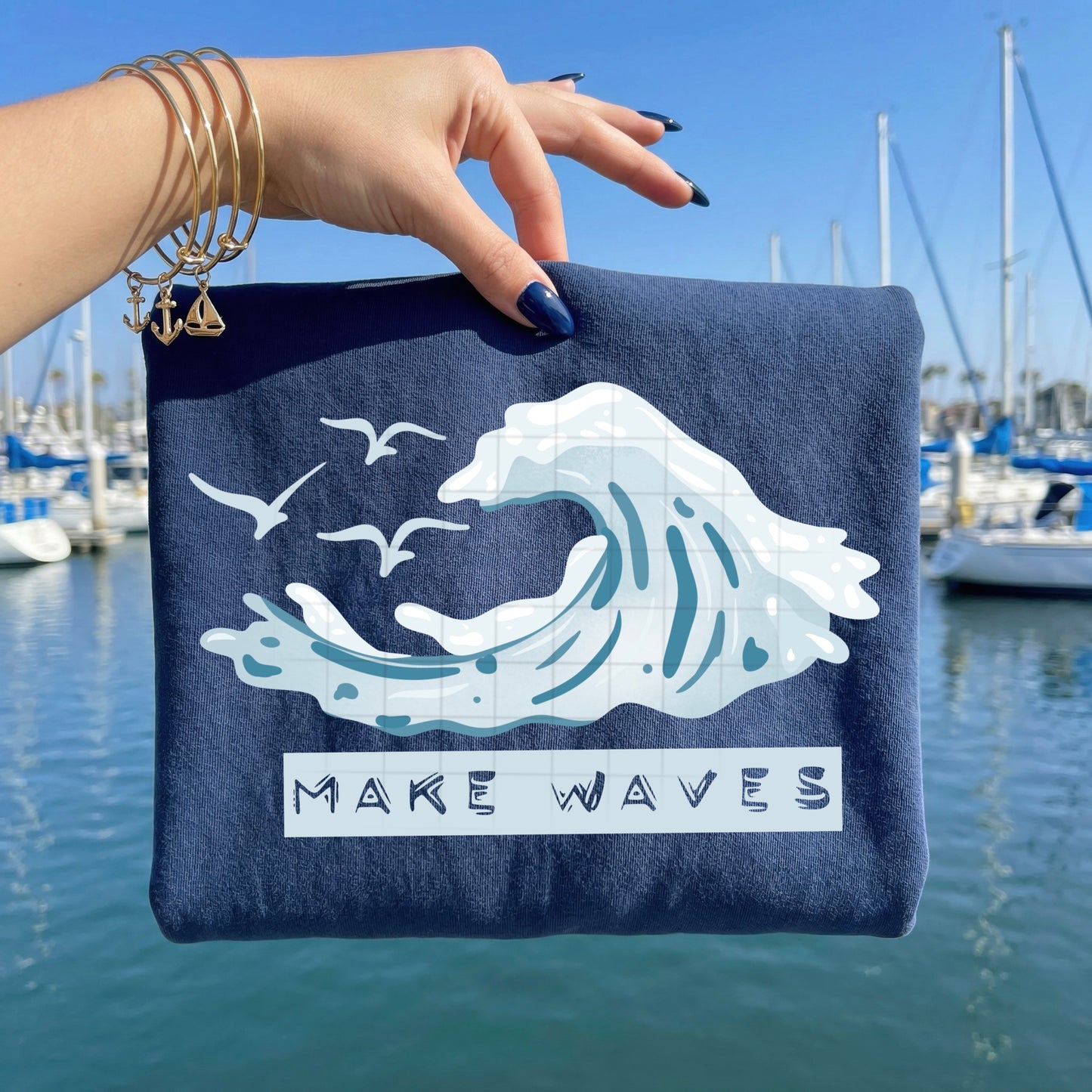 Make Waves-Ready to Press Transfer