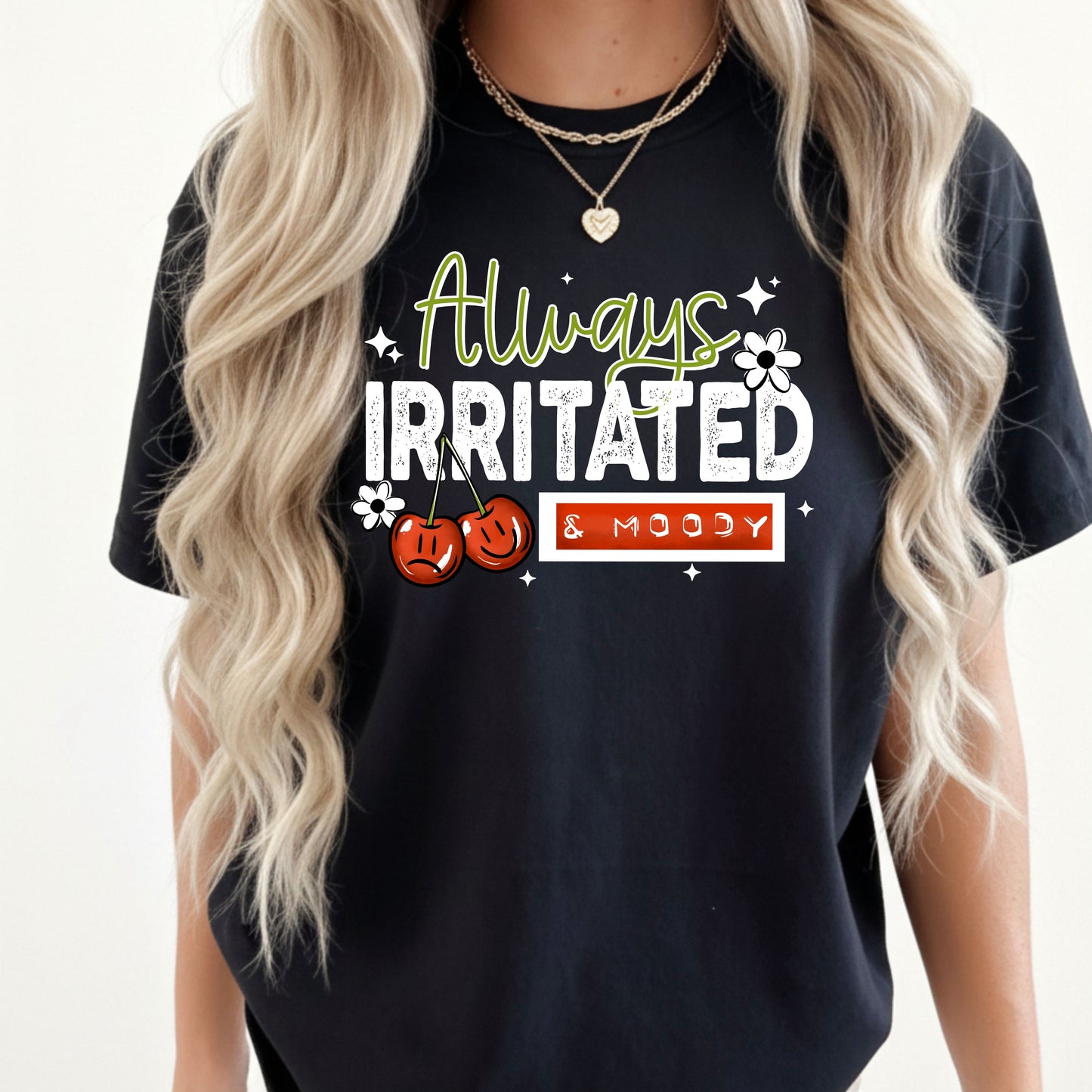 Always Irritated White-Ready to Press Transfer